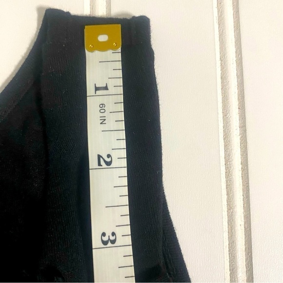 Lane Bryant Plus Size Bow Design Front Sleeveless Tank Blouse Black Size 26/28 - Picture 10 of 11